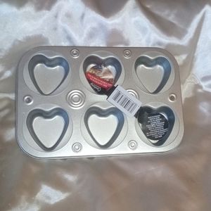 Heart shaped sweet treats mini cakes valentine's day baking